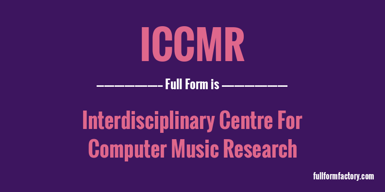 iccmr-full-form