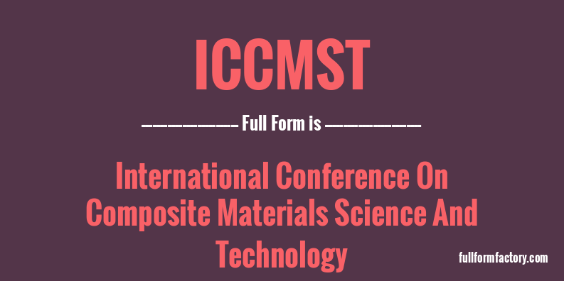 iccmst-full-form