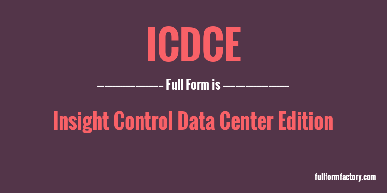 icdce-full-form