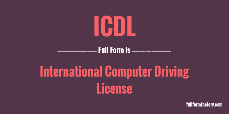 icdl-full-form