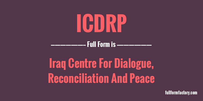 icdrp-full-form