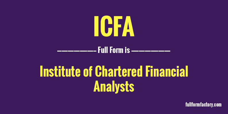 icfa-full-form