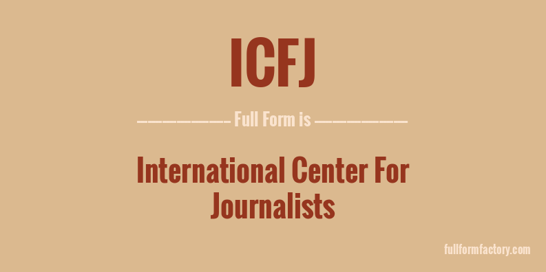 icfj-full-form