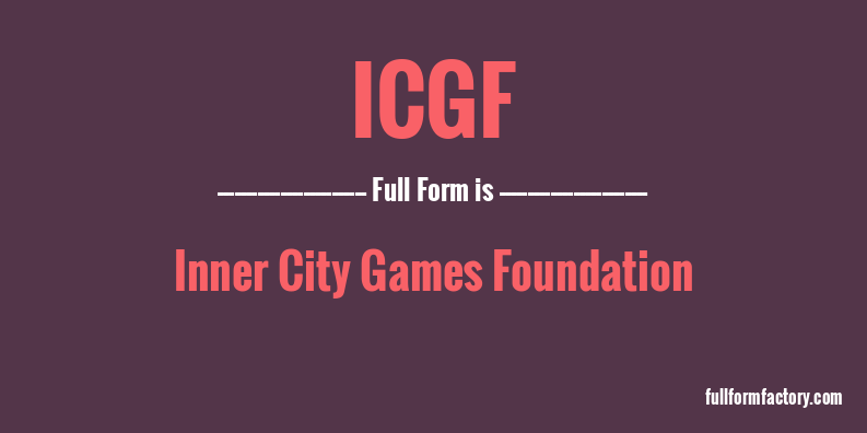 icgf-full-form