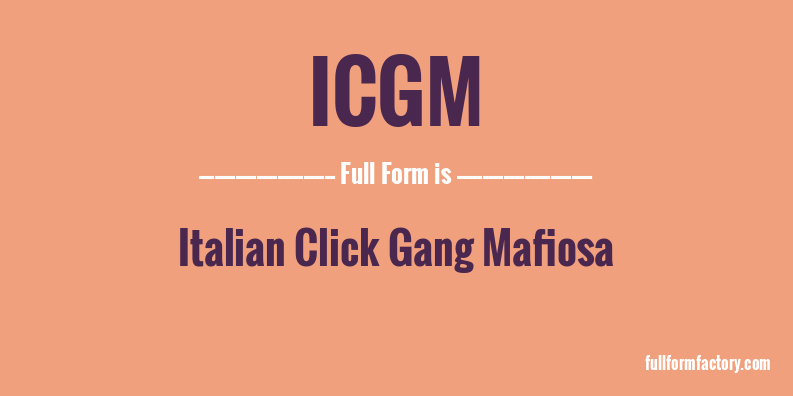 icgm-full-form