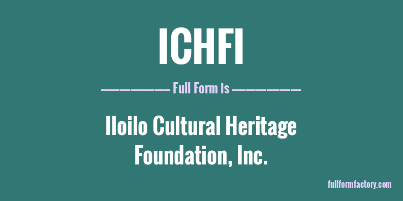 ichfi-full-form