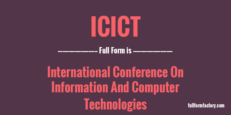 icict-full-form