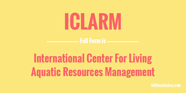 iclarm-full-form