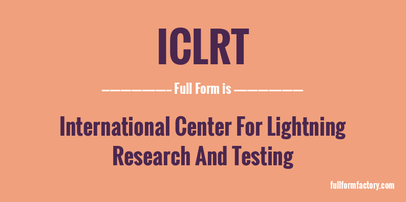 iclrt-full-form