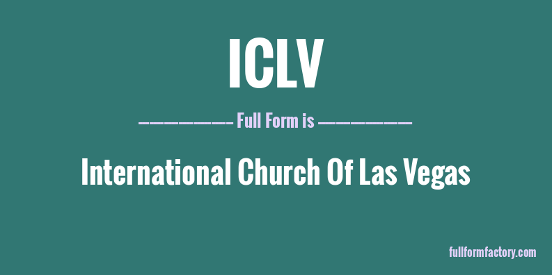 iclv-full-form