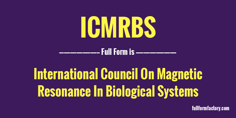 icmrbs-full-form