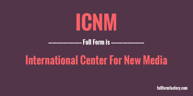 icnm-full-form