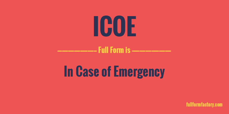 icoe-full-form
