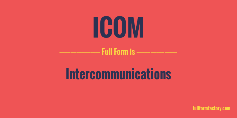 icom-full-form