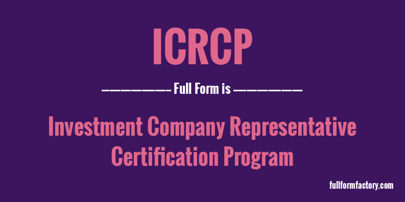icrcp-full-form