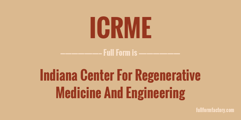 icrme-full-form