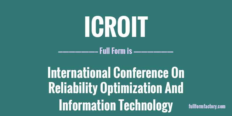 icroit-full-form