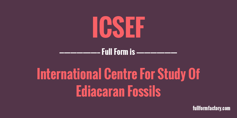 icsef-full-form
