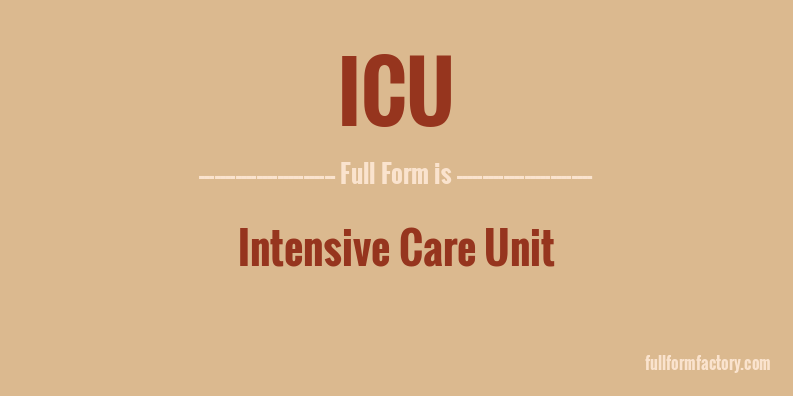 icu-full-form