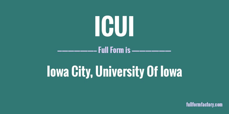 icui-full-form