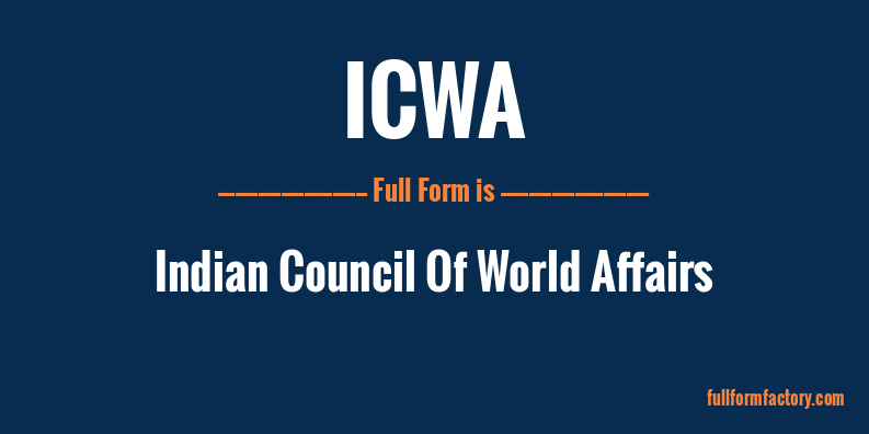 icwa-full-form