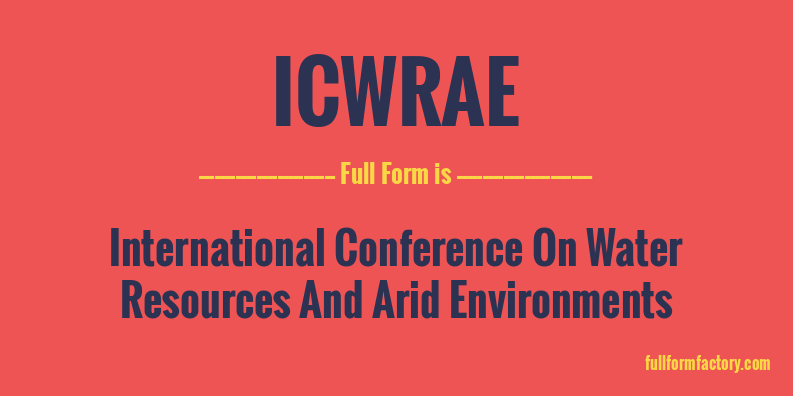 icwrae-full-form