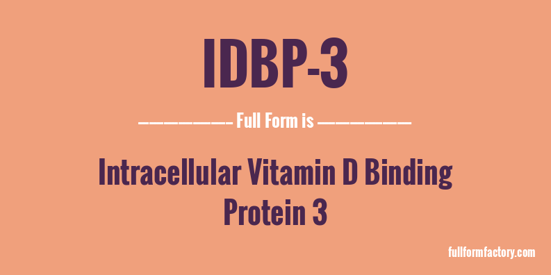 idbp-3-full-form