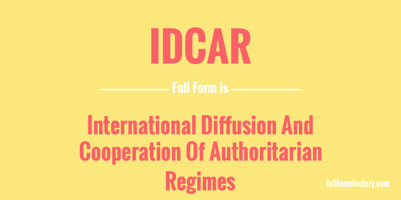 idcar-full-form