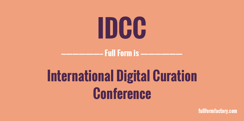 idcc-full-form