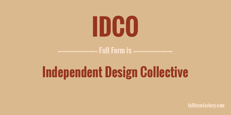 idco-full-form