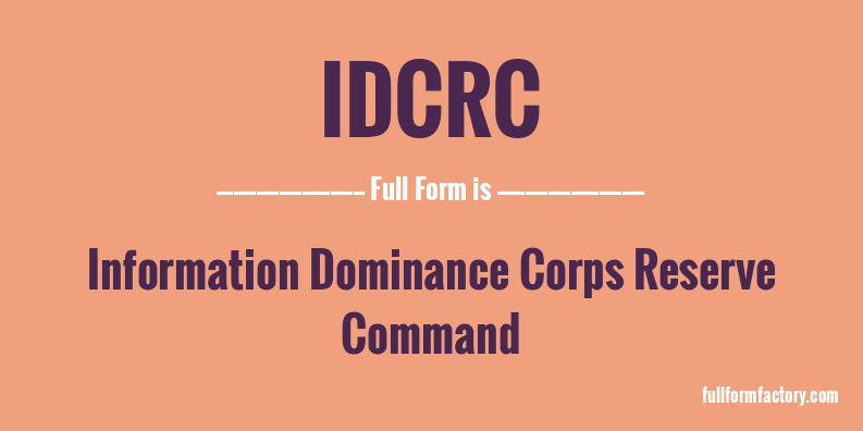 idcrc-full-form