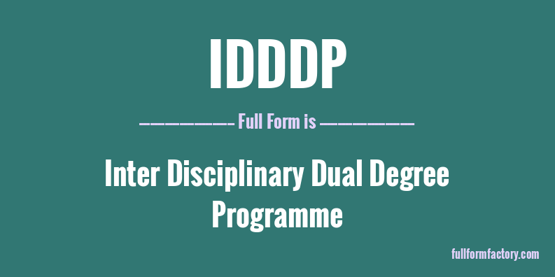 idddp-full-form