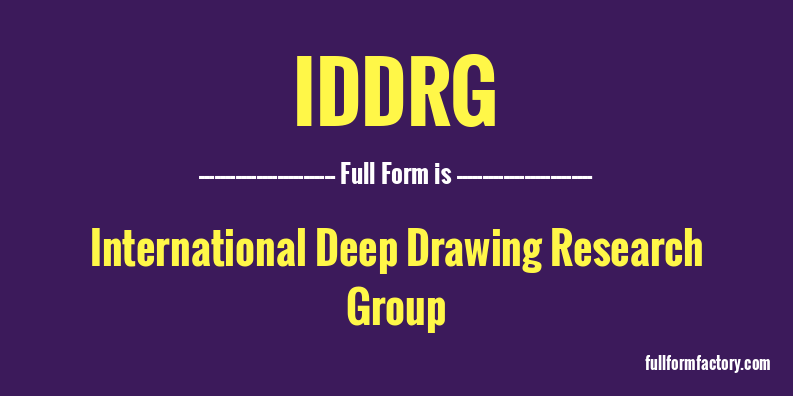 iddrg-full-form