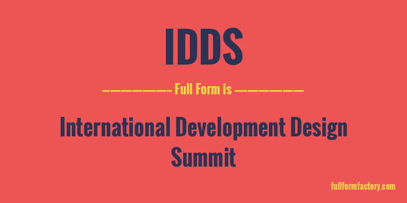 idds-full-form