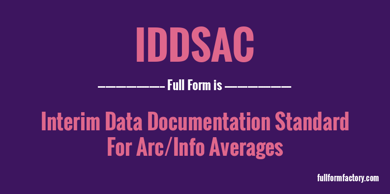 iddsac-full-form