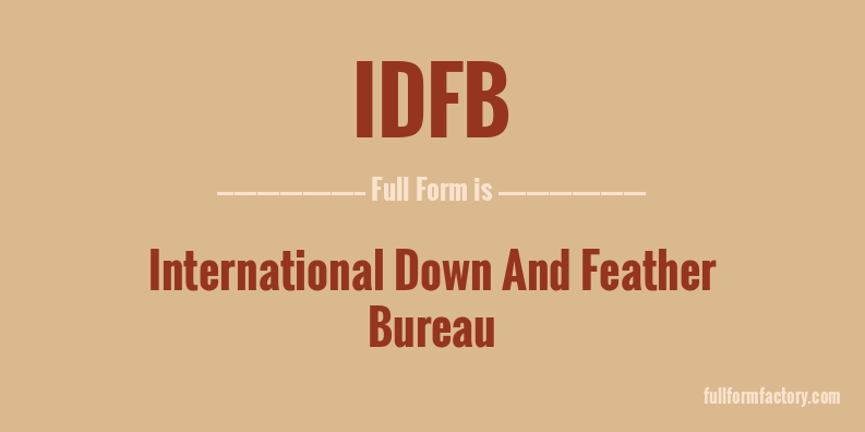 idfb-full-form