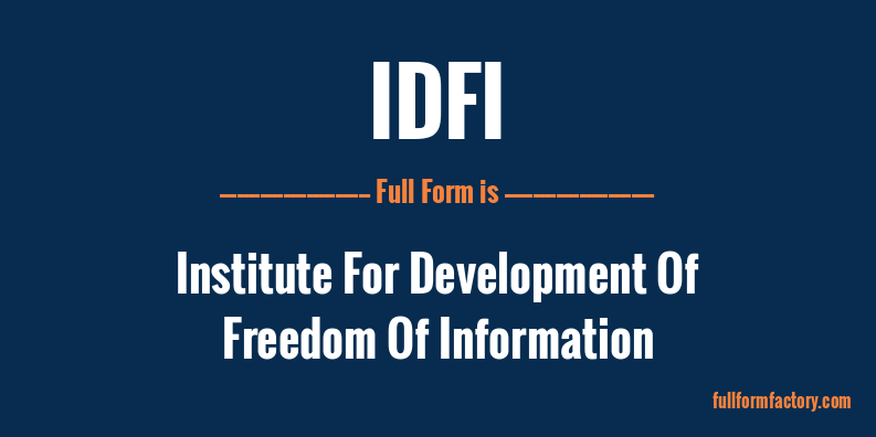 idfi-full-form