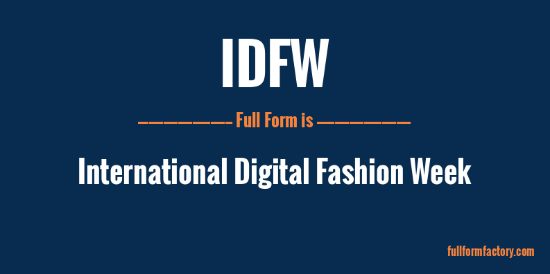 idfw-full-form