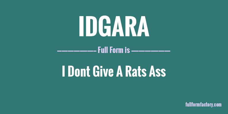 idgara-full-form