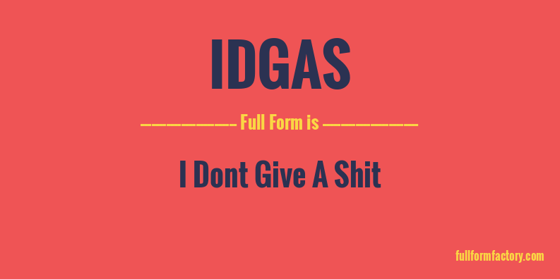 idgas-full-form