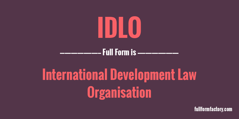 idlo-full-form