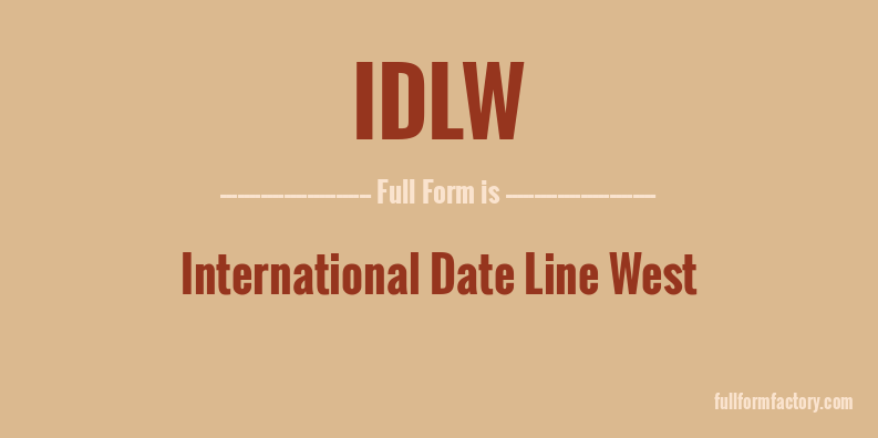 idlw-full-form