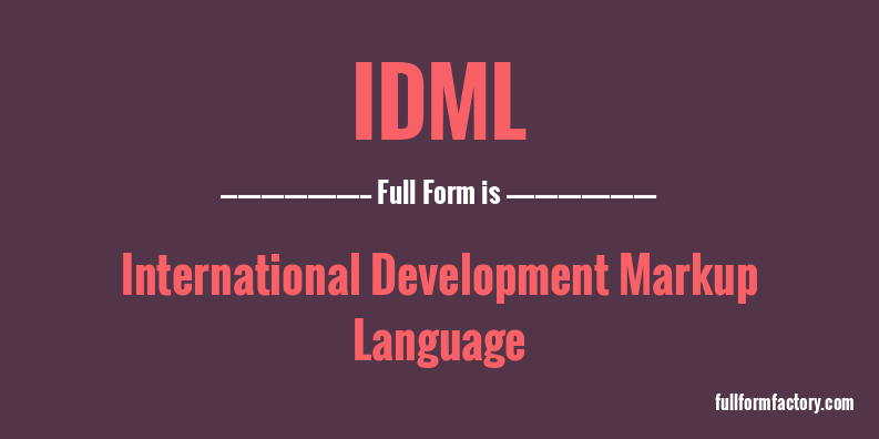 idml-full-form