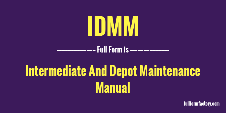 idmm-full-form