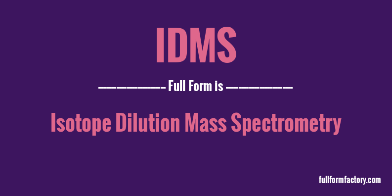 idms-full-form
