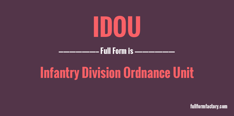 idou-full-form