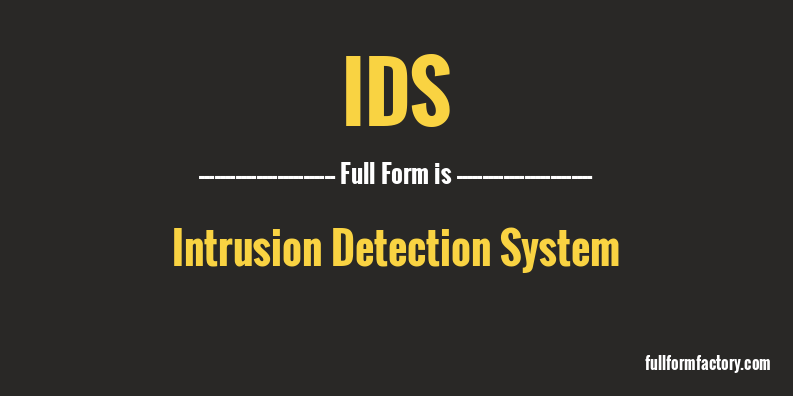 ids-full-form
