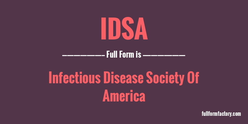 idsa-full-form