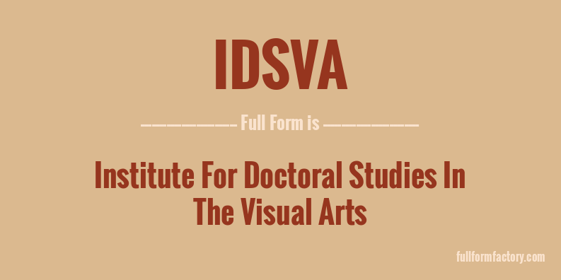 idsva-full-form