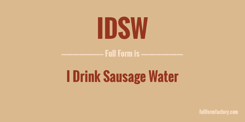 idsw-full-form
